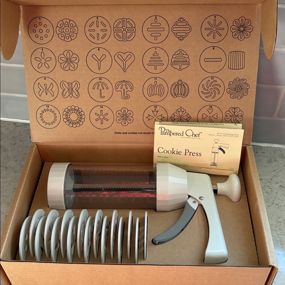 Pampered Chef Cookie Press 1525